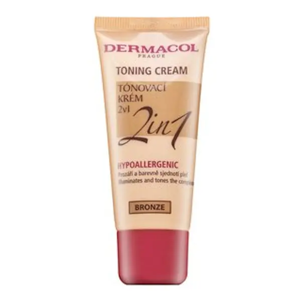 Dermacol Dermacol Toning Cream 2in1 tónujúce a hydratačné emulzie za ujednačavanje boje i tona kože Bronze 30 ml