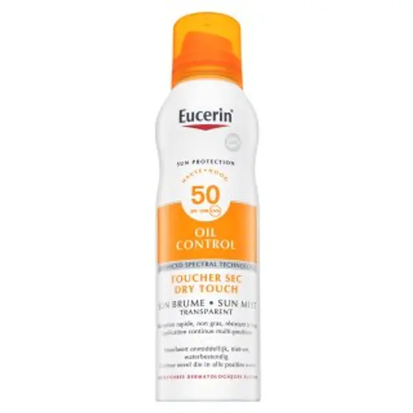 Eucerin Eucerin Sun Protection Oil Control sprej za sunčanje Sun Spray Transparent Dry Touch SPF 50 200 ml