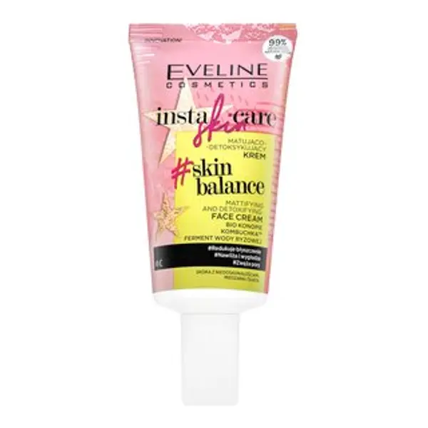 Eveline Eveline Insta Skin Care krema za detoksikaciju Skin Balance Mattifying And Detoxifying Face Cream 50 ml