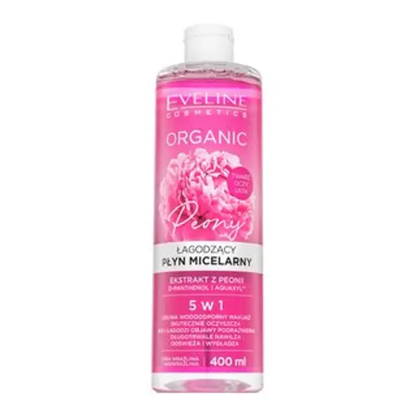 Eveline Eveline micelarna voda za skidanje šminke Organic Peony 400 ml