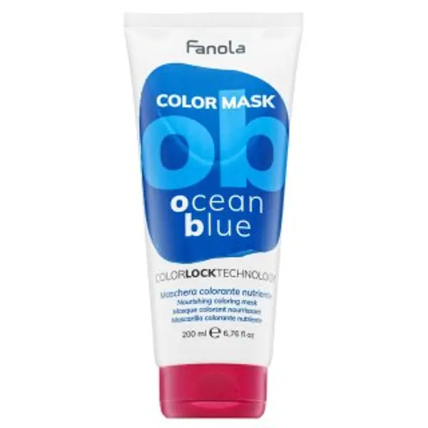 Fanola Fanola Color Mask hranjiva maska s pigmentima u boji za oživljavanje boje Ocean Blue 200 ml