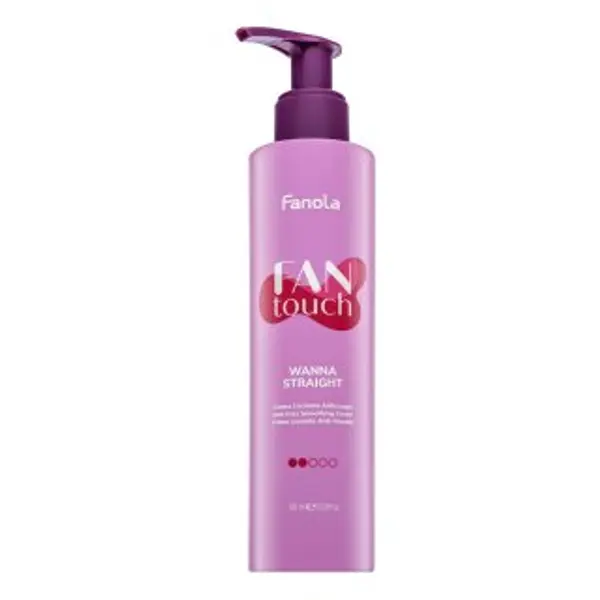 Fanola Fanola Fan Touch Wanna Straight Anti-Frizz Smoothing Cream zaglađujuća krema protiv kovrdžanja kose 195 ml