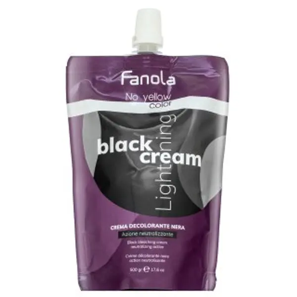 Fanola Fanola No Yellow Color Black Lightening Cream krema za posvjetljivanje kose 500 g