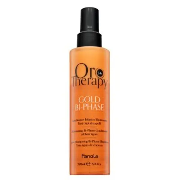 Fanola Fanola Oro Therapy 24k Gold Bi-Phase Conditioner regenerator bez ispiranja za mekoću i sjaj kose 200 ml