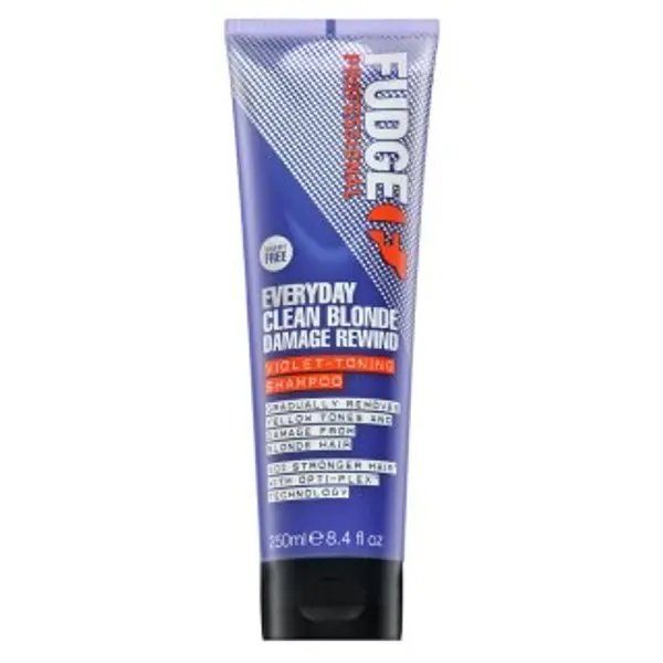 Fudge Professional Fudge Professional Clean Blonde Damage Rewind Everyday Violet-Toning Shampoo šampon za toniranje kose za neutraliziranje žutih nijansi 250 ml