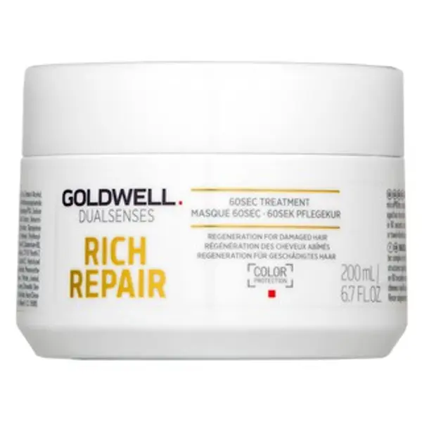 Goldwell Goldwell Dualsenses Rich Repair 60sec Treatment maska za suhu i oštećenu kosu 200 ml