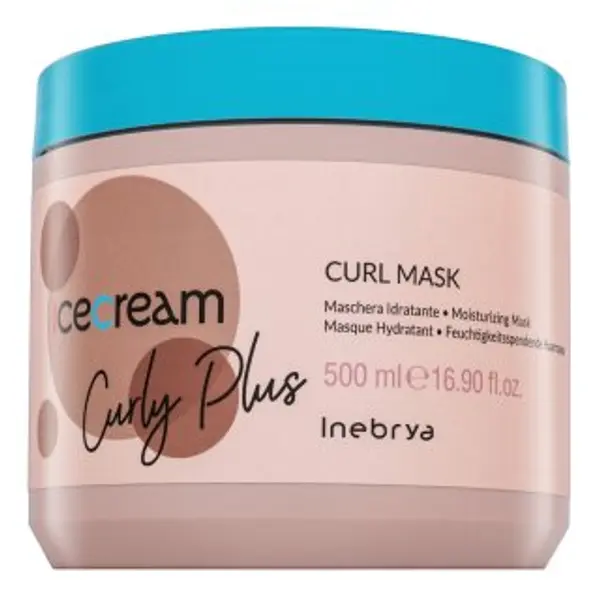 Inebrya Inebrya Ice Cream Curly Plus Curl Mask učvršćujuća maska protiv kovrdžanja kose 500 ml