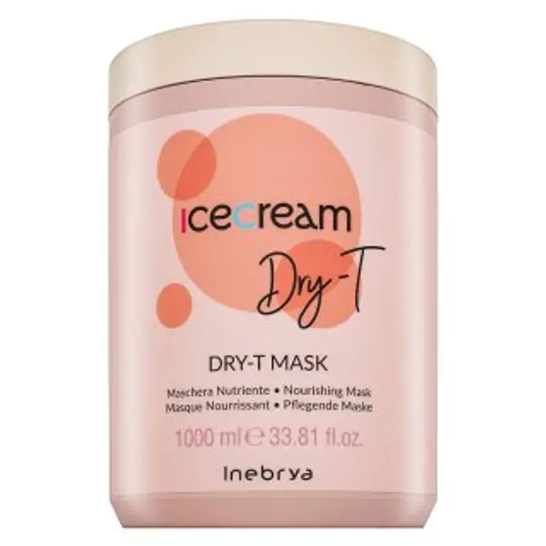 Inebrya Inebrya Ice Cream Dry-T Dry-T Mask hidratantna maska za suhu i lomljivu kosu 1000 ml