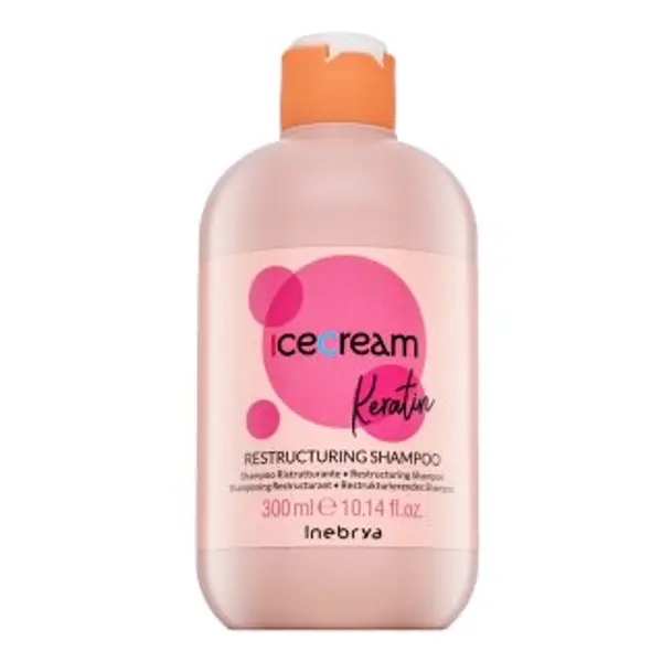 Inebrya Inebrya Ice Cream Keratin Restructuring Shampoo hranjivi šampon protiv kovrdžanja kose 300 ml