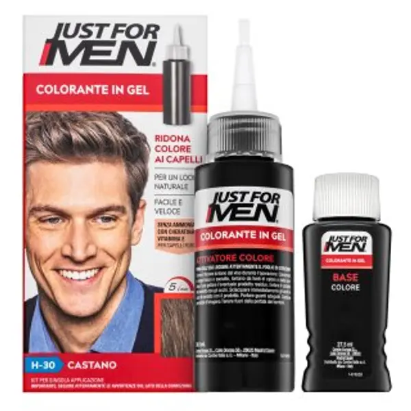 Just For Men Just For Men Gel Color boja za kosu za muškarce H30 Light Medium Brown