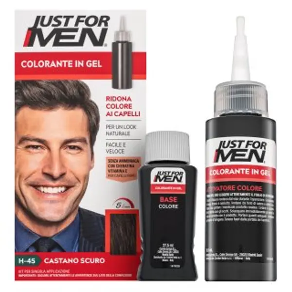 Just For Men Just For Men Gel Color boja za kosu za muškarce H45 Dark Brown Black
