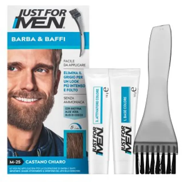 Just For Men Just For Men Moustache & Beard Color boja brade M25 Light Brown
