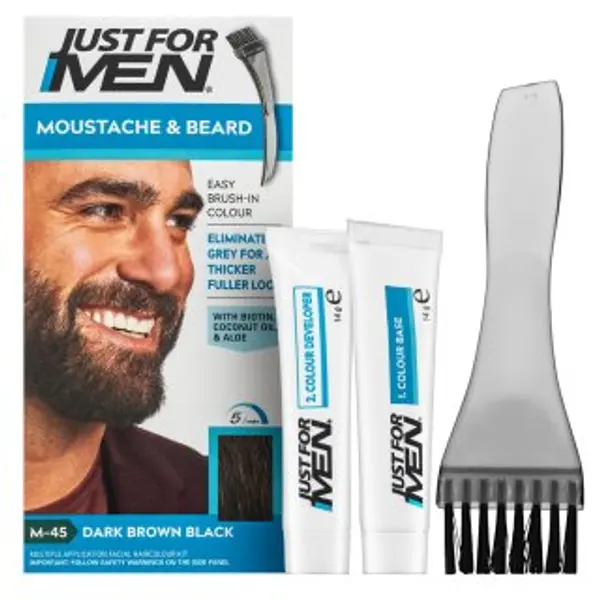 Just For Men Just For Men Moustache & Beard Color boja brade M45 Dark Brown Black