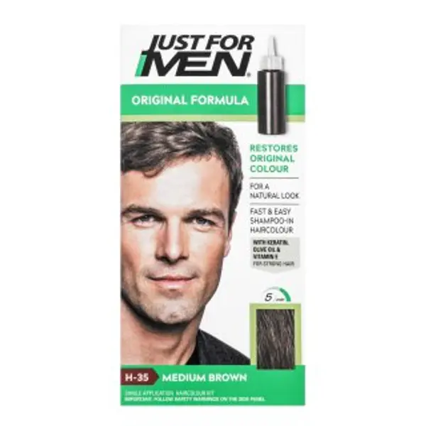 Just For Men Just For Men Shampoo-in Haircolour farebný šampon za muškarce H35 Medium Brown 66 ml