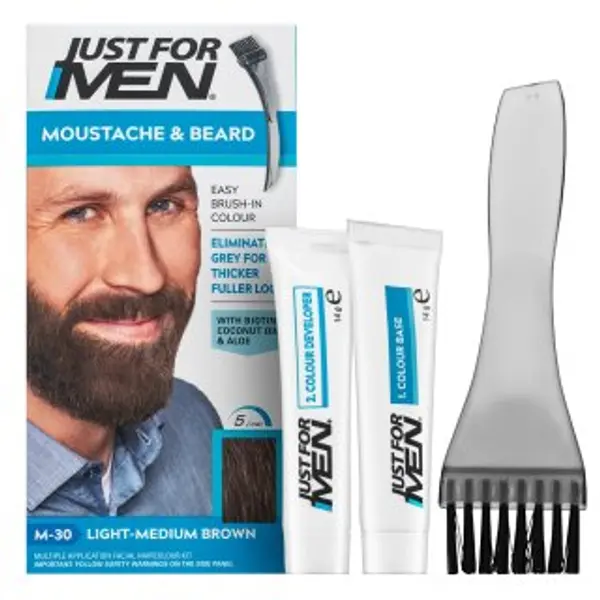 Just For Men Just For Men Moustache & Beard Color boja brade M30 Light-Medium Brown