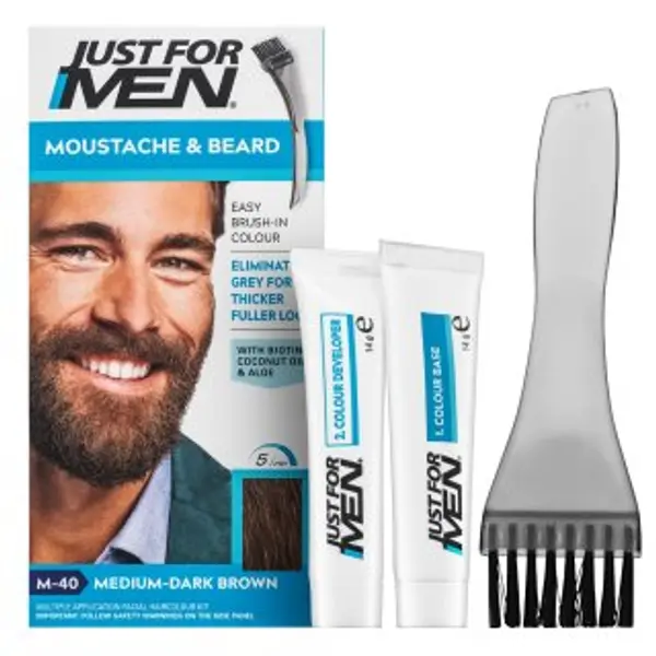 Just For Men Just For Men Moustache & Beard Color boja brade M40 Medium-Dark Brown
