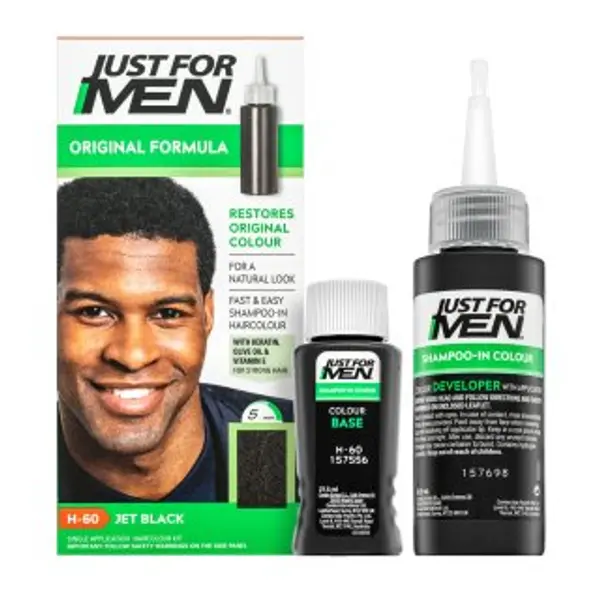 Just For Men Just For Men Shampoo-in Haircolour farebný šampon za muškarce H60 Natural Jet Black 66 ml