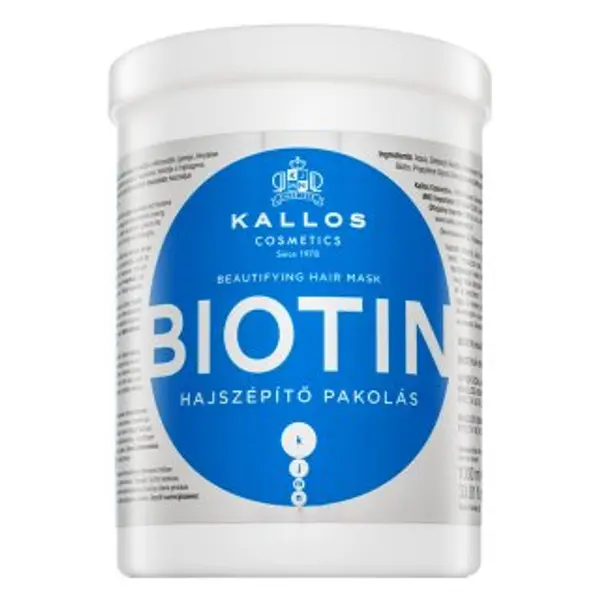 Kallos Kallos Biotin Beautifying Hair Mask učvršćujuća maska za oslabljenu kosu 1000 ml