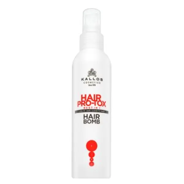 Kallos Kallos Hair Pro-Tox Hair Bomb Liquid Hair Conditioner regenerator bez ispiranja za suhu i oštećenu kosu 200 ml