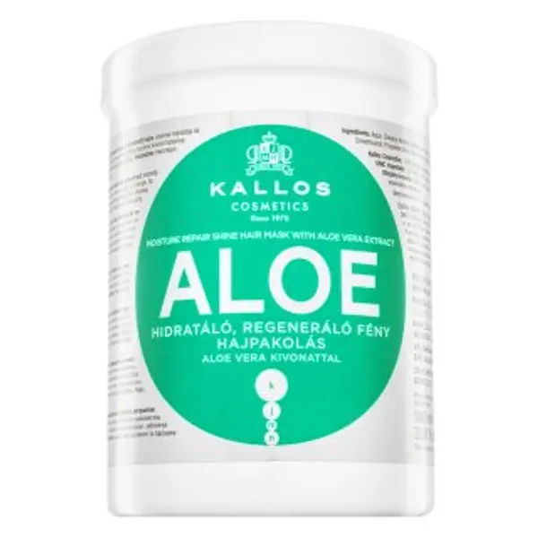 Kallos Kallos Aloe Moisture Repair Shine Hair Mask hranjiva maska za mekoću i sjaj kose 1000 ml