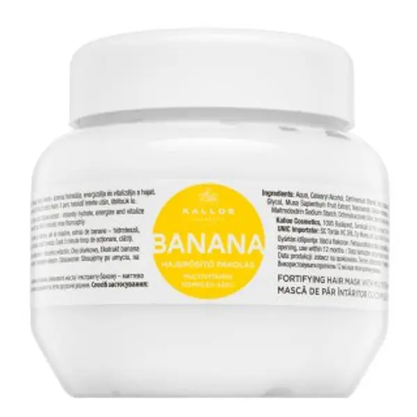 Kallos Kallos Banana Fortifying Hair Mask učvršćujuća maska za oslabljenu kosu 275 ml