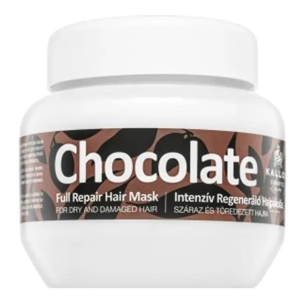 Kallos Kallos Chocolate Full Repair Hair Mask učvršćujuća maska za vrlo oštećenu kosu 275 ml