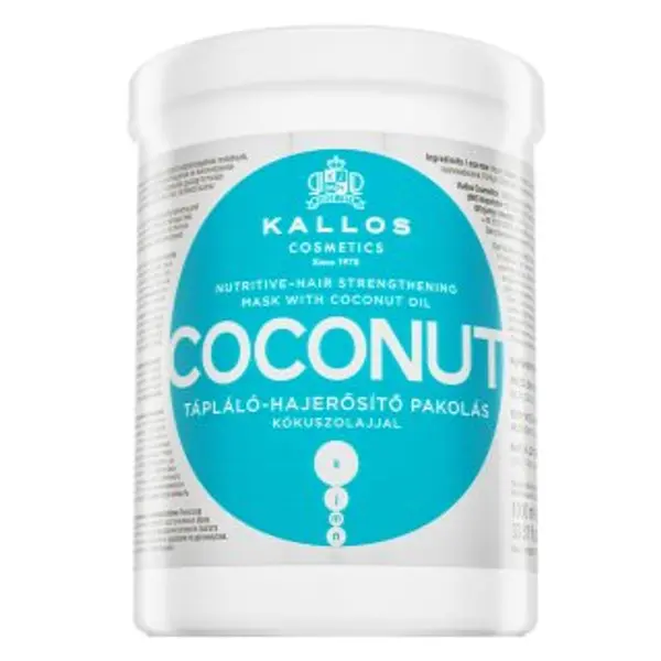 Kallos Kallos Coconut Nutritive-Hair Strengthening Mask učvršćujuća maska za sve tipove kose 1000 ml