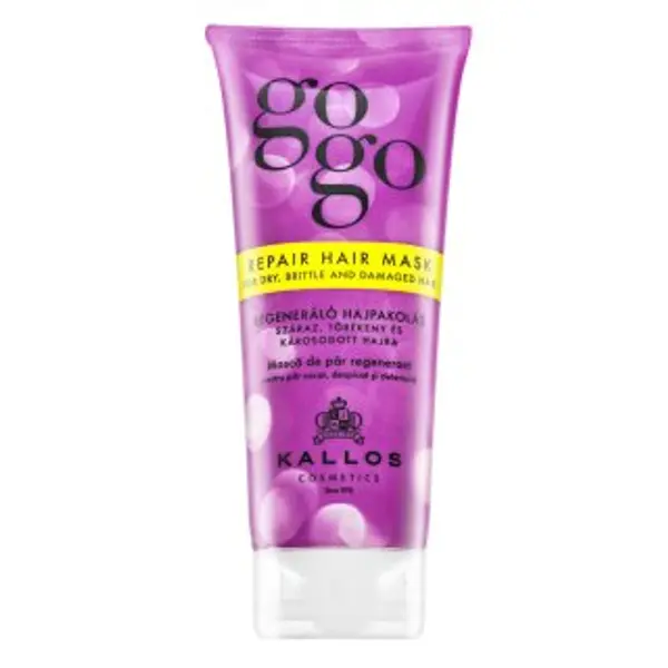 Kallos Kallos GoGo Repair Hair Mask hranjiva maska za suhu, bez sjaja kosu 200 ml
