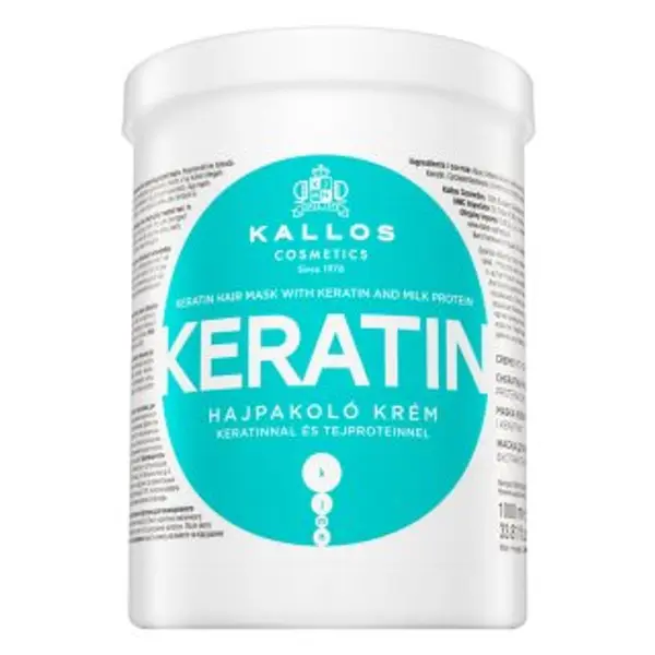 Kallos Kallos Keratin Hair Mask hranjiva maska s keratinom 1000 ml
