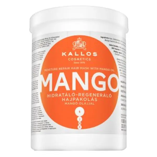 Kallos Kallos Mango Moisture Repair Hair Mask hranjiva maska za suhu i oštećenu kosu 1000 ml