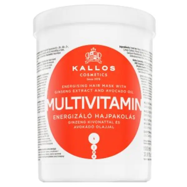 Kallos Kallos Multivitamin Energising Hair Mask učvršćujuća maska za sve tipove kose 1000 ml