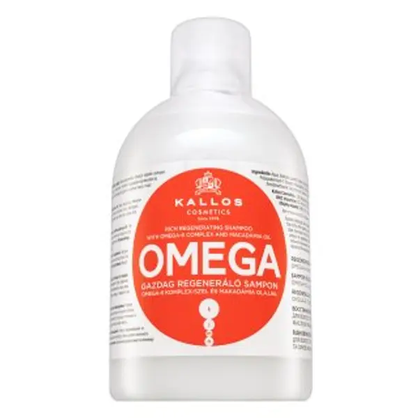 Kallos Kallos Omega Rich Regenerating Shampoo učvršćujući šampon za oštećenu kosu 1000 ml