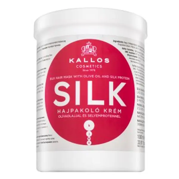Kallos Kallos Silk Hair Mask uhladzujúca mask za grubu i neukrotivu kosu 1000 ml