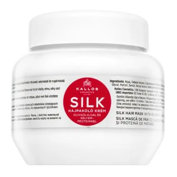 Kallos Kallos Silk Hair Mask uhladzujúca mask za grubu i neukrotivu kosu 275 ml