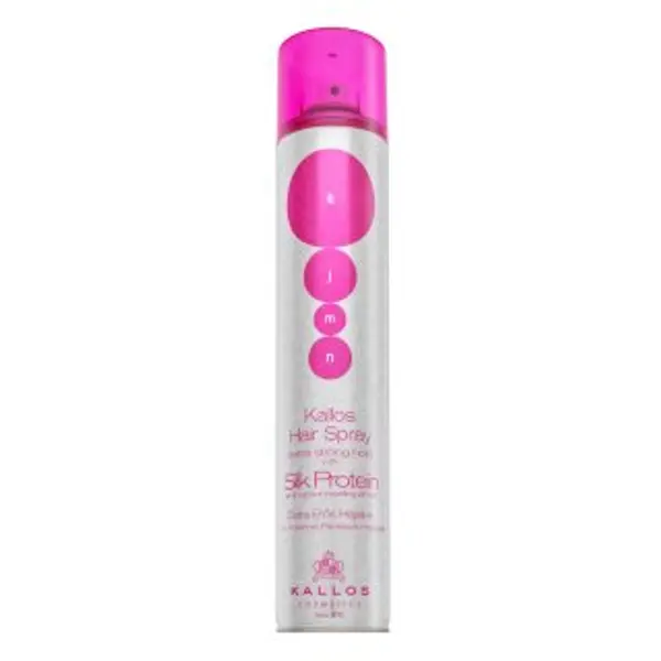 Kallos Kallos Silk Protein Hair Spray Extra Strong Hold jak lak za kosu 500 ml