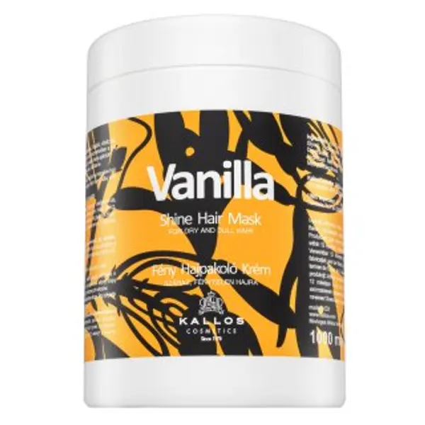 Kallos Kallos Vanilla Shine Hair Mask učvršćujuća maska za mekoću i sjaj kose 1000 ml