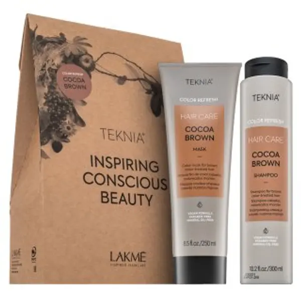 Lakmé Lakmé Teknia Color Refresh Cocoa Brown Pack šampon + maska za smeđu kosu 300 ml + 250 ml