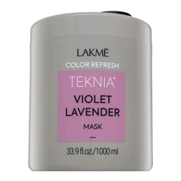 Lakmé Lakmé Teknia Color Refresh Violet Lavender Mask hranjiva maska s pigmentima u boji za kosu s ljubičastim nijansama 1000 ml