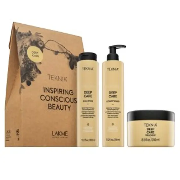 Lakmé Lakmé Teknia Deep Care Pack set za oštećenu kosu 300 ml + 300 ml + 250 ml