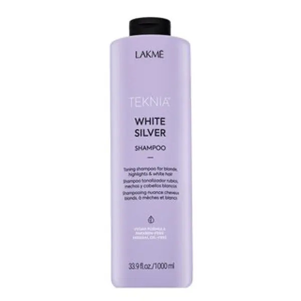Lakmé Lakmé Teknia White Silver Shampoo neutralizirajući šampon za platinasto plavu i sijedu kosu 1000 ml