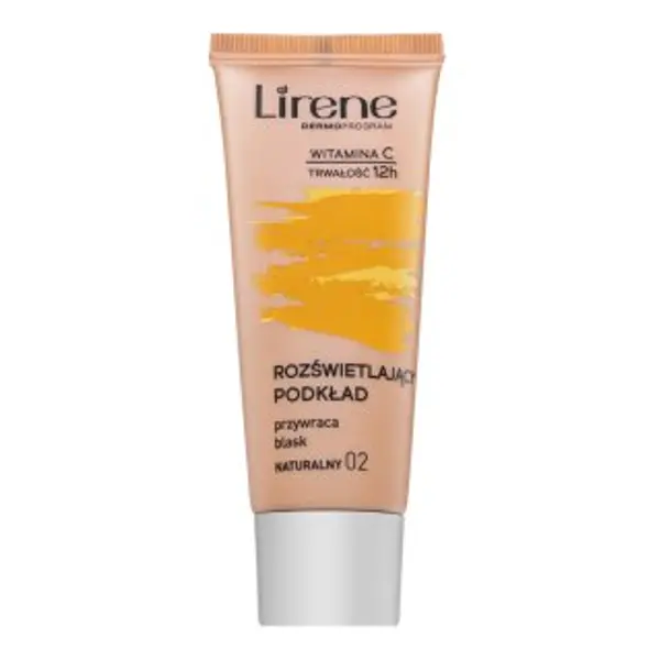 Lirene Lirene Brightening Fluid with Vitamin C fluidný make-up za ujednačavanje boje i tona kože 02 Natural 30 ml