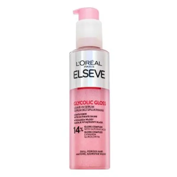 L´Oréal Paris L´Oréal Paris Elseve Glycolic Gloss Leave-In Serum njega kose bez ispiranja za mekoću i sjaj kose 150 ml