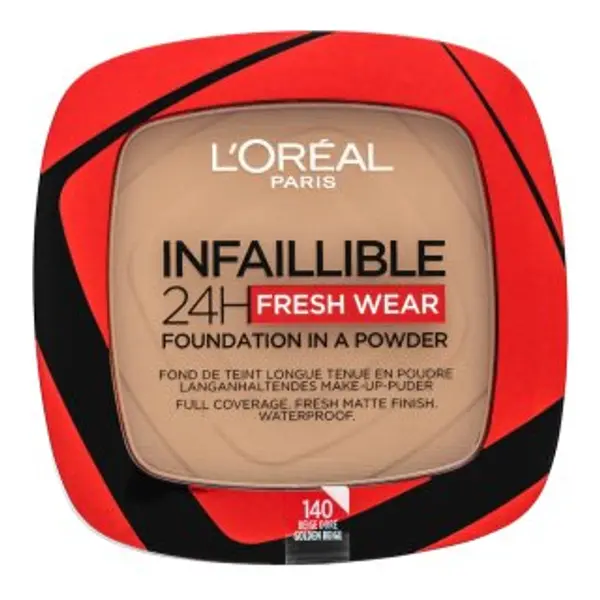 L´Oréal Paris L´Oréal Paris Infaillible 24H Fresh Wear Foundation in a Powder puderasta šminka s matirajućim učinkom 140 9 g