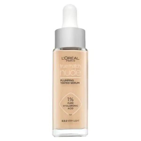 L´Oréal Paris L´Oréal Paris True Match Nude Plumping Tinted Serum serum za ujednačavanje boje i tona kože 0.5-2 Very Light 30 ml