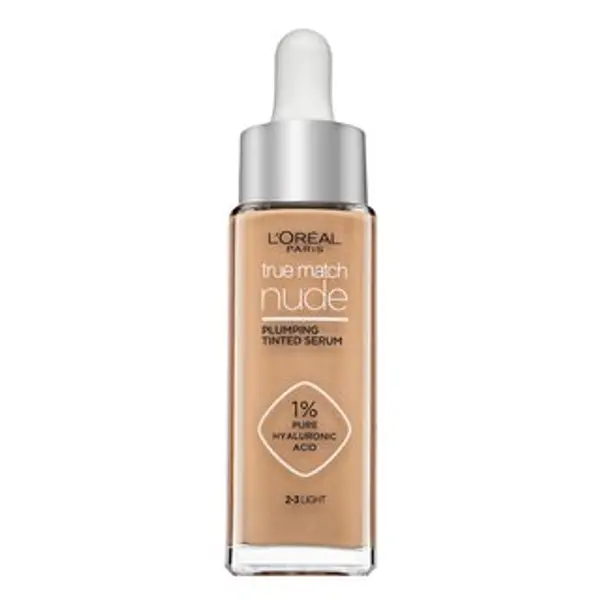L´Oréal Paris L´Oréal Paris True Match Nude Plumping Tinted Serum serum za ujednačavanje boje i tona kože 2-3 Light 30 ml