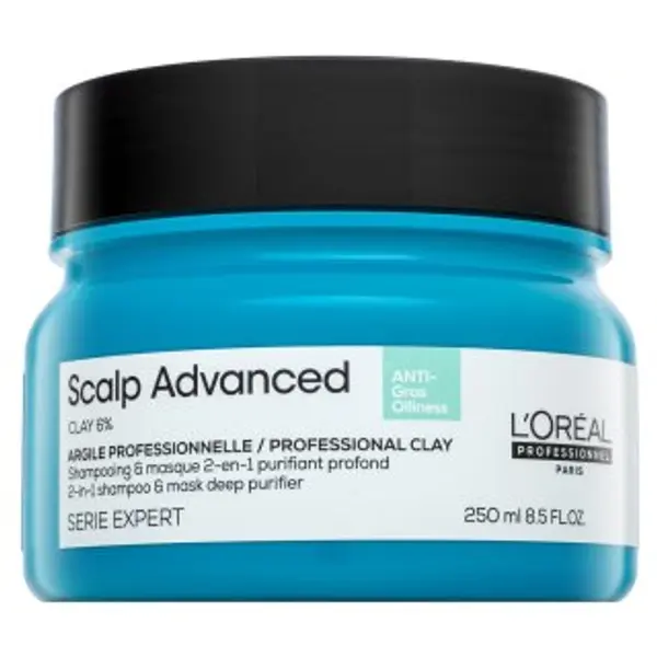 L´Oréal Professionnel L´Oréal Professionnel Scalp Advanced Anti-Oiliness Professional Clay 2-in-1 Shampoo & Mask Deep Purifier šampon + maska za masnu kosu 250 ml