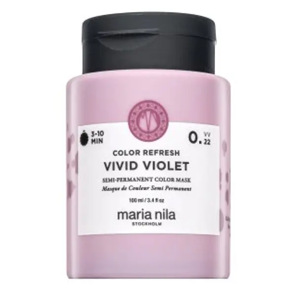 Maria Nila Maria Nila Colour Refresh hranjiva maska s pigmentima u boji za kosu s ljubičastim nijansama Vivid Violet 100 ml