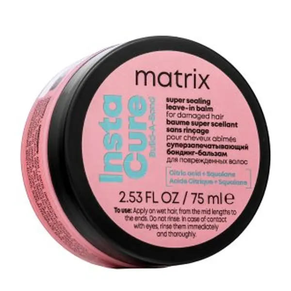 Matrix Matrix Total Results Insta Cure Build-A-Bond Leave-In Balm hranjivi balzam pre posilnenie vlasového vlákna 75 ml