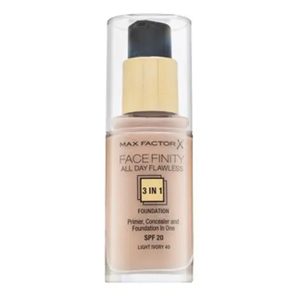Max Factor Max Factor Facefinity All Day Flawless Flexi-Hold 3in1 Primer Concealer Foundation SPF20 tekući make-up 3v1 40 30 ml