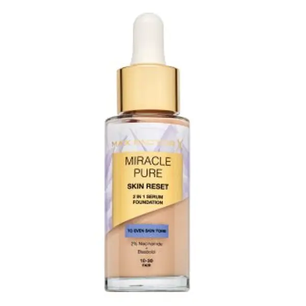 Max Factor Max Factor Miracle Pure Skin Reset 2in1 Serum Foundation tekući make-up za obnavljanje kože lica 10-30 Fair 30 ml